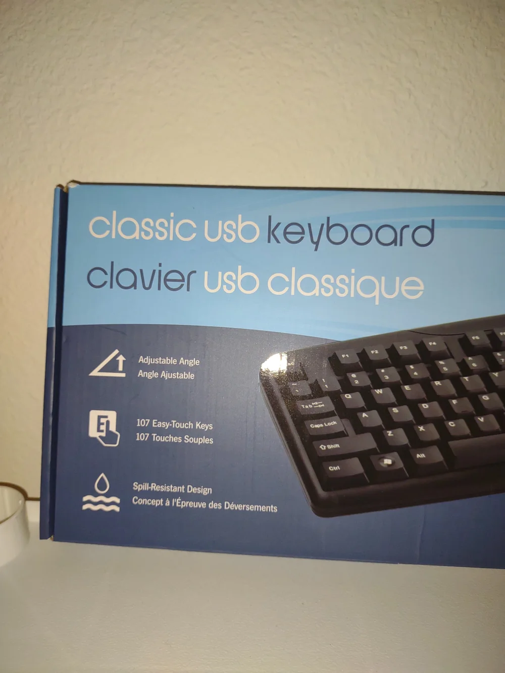 Wired USB Keyboard - Black NEW
